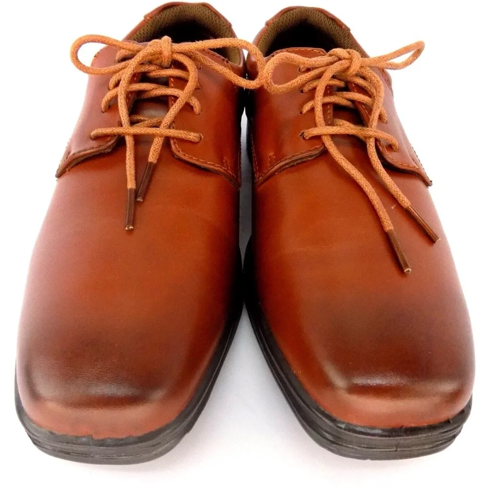 Deer Stags Tan Leather Oxfords Sz 1.5  NWOT